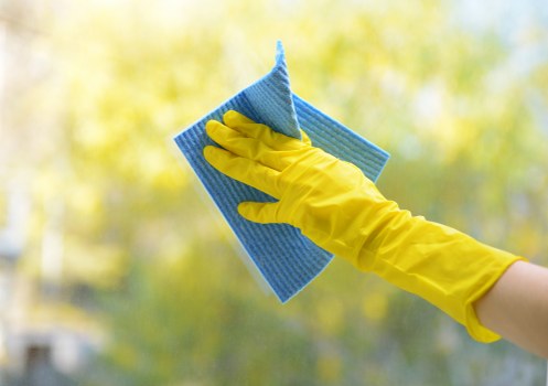 Airbnb cleaning service preparing a guest-ready flat in Brent