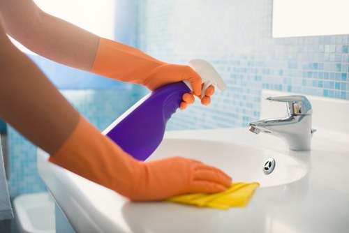 Facade cleaning service for a building exterior in Brent