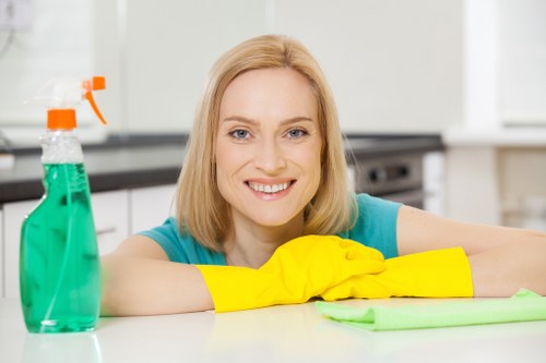 Professional mattress cleaning equipment set up in a Brent property