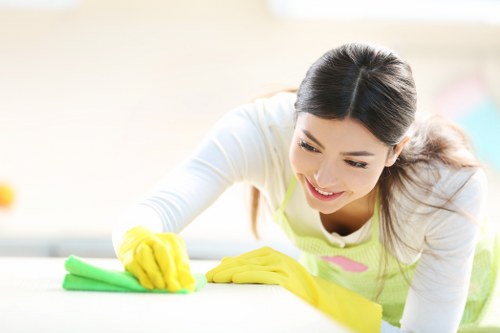 Deep kitchen cleaning during an end of tenancy service in Brent