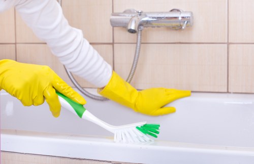 Local cleaners preparing a Brent flat for tenancy handover