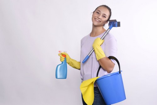 Final handover cleaning for a commercial space in Brent